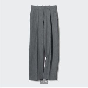 Uniqlo Wide-Fit Pleated Pants